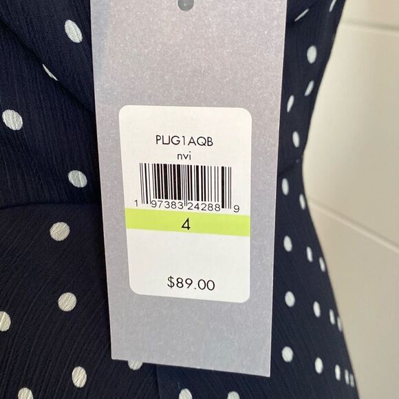 Marc New York Classic Dot Chiffon Halter Neck Tier Maxi Dress - Picture 7 of 10